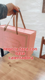Tasa con base calentadora