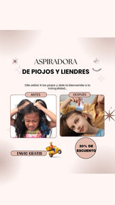 Aspiradora Eléctrica de Piojos y Liendres – Solución Rápida y Sin Químicos