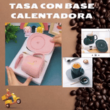 Tasa con base calentadora